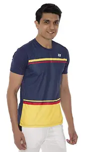 Yonex 1792 Polyester Badminton Choice of Champion Series T-Shirt, XS, (Patriot Blue)