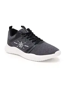 CULTSPORT cultsportone Flow Men Running Shoes (CS700165UK9, Black, Size : 9UK)