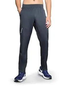 TECHNOSPORT Men's Regular Fit Track Pant with SPF50+, Quick Dry Properties for Running, Gym, Sports and Regular Use