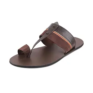 Mochi Mens Leather Brown Slippers (Size (7 UK (41 EU))