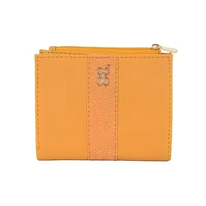 Baggit Women Yellow Wallet Small Size | Ladies Stylish Purse Bag | Credit Card Money Holder