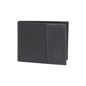 Tommy Hilfiger Mens Leather 1 Fold Wallet (Black_Free Size)