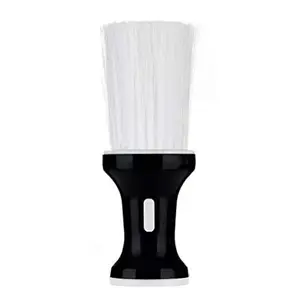 IAS Haircut neck duster barber neck cleaning brush neck sweep brush for salon (black + white)