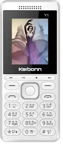 Karbonn Y1 | 4.5cm (1.8inch) | 800mAh | Music Player | Dual SIM | Wireless FM with Recorder | Video Recorder | Mobile Tracker | Digit Readout | Auto Call Recorder | Photo Caller ID| White Grey price in India.