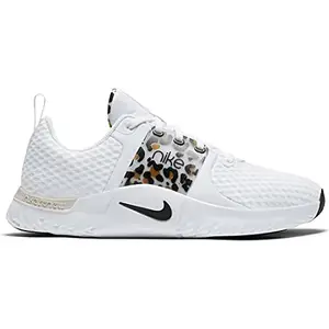 Nike Women's Renew in-Season Tr 10 PRM White/Black-Light Bone-Wheat Running Shoe-4 Kids UK (CV0196-105)