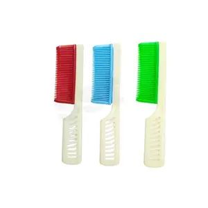 Colourful Plastic Hair Combs, Set of 3, Red, Blue, Green(Pack of 3),Classic Everyday Comb - Effortless Grooming for All Hair Types