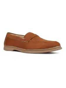 Inc.5 Womens Tan Solid Round Toe Loafers