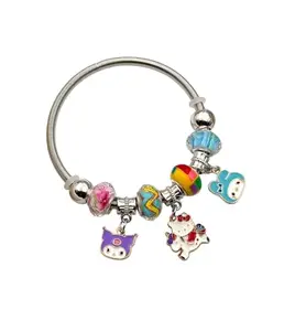 Add a touch of playful charm to your jewelry collection with this vibrant and unique bracelet bangle.