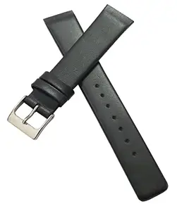 Ewatchaccessories 18mm Genuine Leather Watch Band Strap Fits SUBAQUA NOMA III 1149 1150 10122 15798 5512 Black Pin Buckle