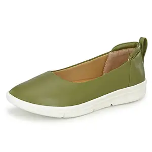 Centrino Olive Bellies for Women 8216-7