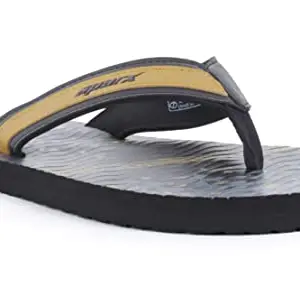 Sparx mens SF0121G Blackgolden Flip-Flop - 7 UK (SF0121GBKGO0007)