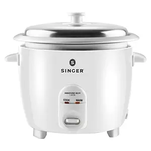 SINGER Annapurna Insta Ol 700 Watts 1.8 Litre Electric Rice Cooker With 1 Cooking Pot (White,1 Cooking Pot),1.8 Liter price in India.