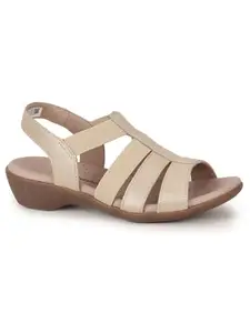Hush Puppies Women's Slip-on Sandal - BEIGE (5 UK) (6648894)