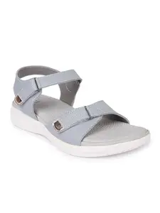 ELLE Women Fashion Sandal,Sky Blue,UK-8