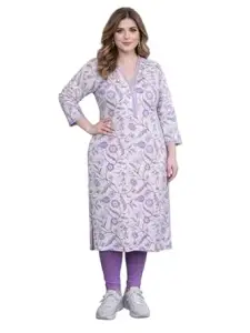 Jevi Prints Women's Cambric Cotton Printed Kurta