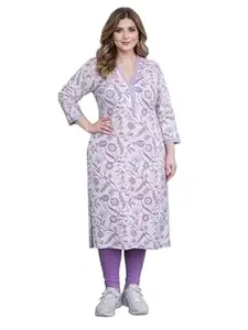 Jevi Prints Women's Cambric Cotton Printed Kurta