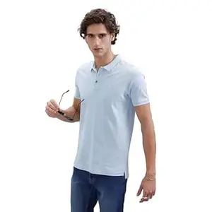 WROGN Men's Pure Cotton Polo T-Shirt | Solid | Slim Fit