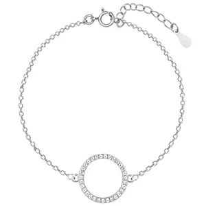 GIVA 925 Sterling Silver Forever Valentine Bracelet, Adjustable | Valentines Gift for Girlfriend, Gifts for Women and Girls | With Certificate of Authenticity and 925 Stamp | 6 Months Warranty*