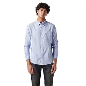 Levi's Men's Solid Slim Fit Shirt