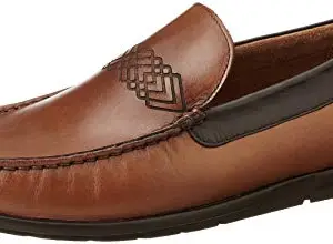 Park Avenue Men's Dark Brown Leather Formal Shoes-7 UK (41 EU) (PXSS00334-O6)
