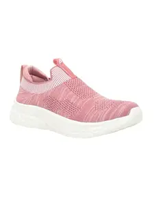 Impakto EZ Glide Women Slip-on Walking, Running Shoes, Lightweight Soft & Comfortable with Extra Cushion Insole Peach