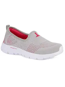 Campus Women's ANTILLIA Gry/Pink Running Shoes -6 UK/India