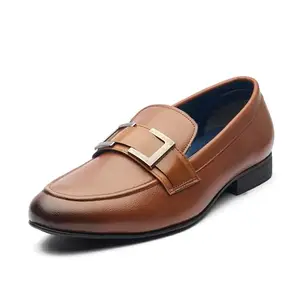 Michael Angelo Men's MA-2208 Formal Shoes_Tan_41 Euro