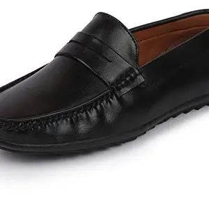 Bata Remo 851-6609-44 Men's Black Formal Slip On Shoes (10 UK)