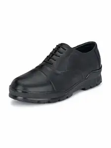 Eego Italy Men's Light Weight Genuine Leather Police/Security/Service Shoes - PL_1_Black_6