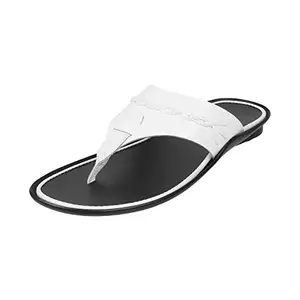 Metro Mens Synthetic White Slippers (Size (5 UK (39 EU))