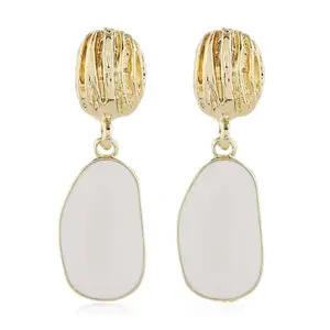 MEENAZ Korean Earrings For Women & Girls Stylish | Fashion Drop Flower Earring | Gold Plated | Danglers pearl Western| Birthday & Anniversary Gift | Earrings Set for Women Anti Tarnish