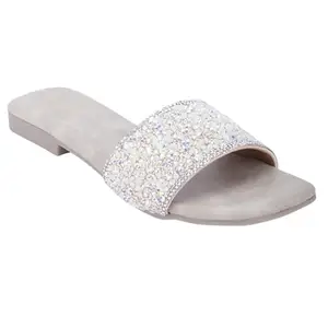 Gibelle Womens Cream Pearl Stone Classic Casual | Size : 5