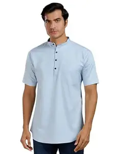 Rajubhai Hargovindas Men's Premium Cotton Short Kurta