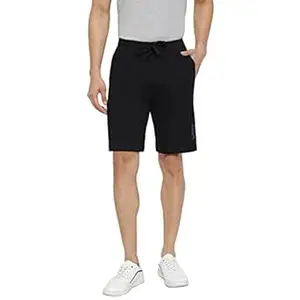 Van Heusen Men Athleisure Smart Tech Knit Shorts - Pack of 1 Easy Stain Release, Anti Stat, Ultra Soft