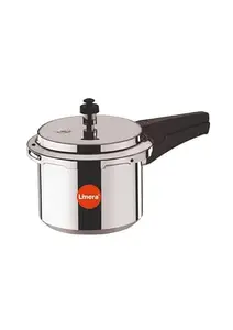 Limera Aluminium Orchid Induction Bottom Pressure Cooker Non Reactive, Non Toxic & Non Staining Food Grade Surface | Long Lasting Sealing Gasket | 3 Liters Silver price in India.
