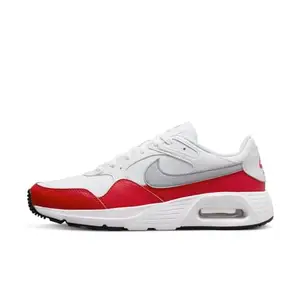 NIKE AIR MAX SC-White/Wolf Grey-University RED-BLACK-CW4555-107-8UK