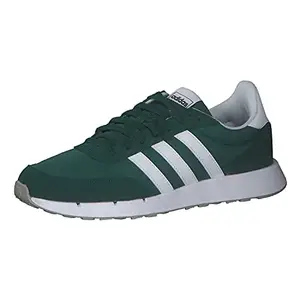 Adidas Men Synthetic Run 60s 2.0, Running Shoes, Green, UK-12