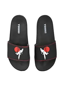 YUUKI Men Boom Black Slides-7