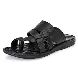 Centrino Black Sandal for Mens 8209-1
