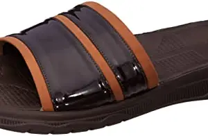 Carlton London Men Brown-Brown Flip-Flop