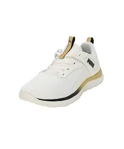 Puma Womens Softride Remi Molten Metal White-Gold-Black Running Shoe - 8 UK (37884802)