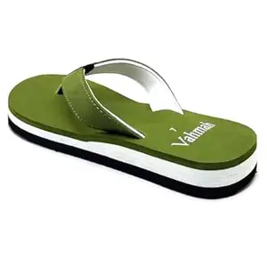VAHMAH Women's Casual Stylish And Trending Flipflops Slippers | Casual wear|(SSE-073-Green-37)_PT