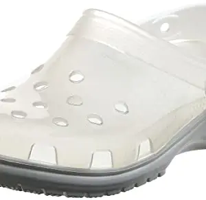 Crocs Unisex Adult White Clog (206908), 9 UK