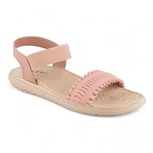 JODYHUB Comfortable Eva Sandal for Women & Girls | Versatile Eva Sandal for Daily Use, Work / Office and College | Comfortable Footwear for Womens & Girls (Peach, UK Footwear Size System, Adult, Women, Numeric, Medium, 7)