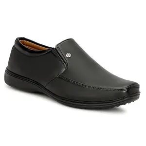Blue Horse Fashion Men's Formal Dress Shoes - Classic and Elegant Footwear for Men's Office Wear - Ideal for Men Black