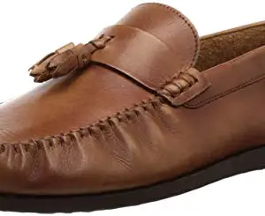 Lee Cooper Men Tan Leather Formal Shoes-9 UK/India (43 EU) (LC1130DTAN)