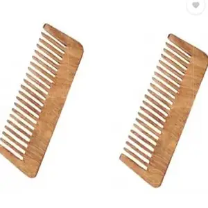 Aradhya Priyal Kacchi Neem Comb, Wooden Comb | Hair Growth, Hairfall, Dandruff Control | Hair Straightening, Frizz Control | Comb for Men, Women | Treated with Neem Oil,