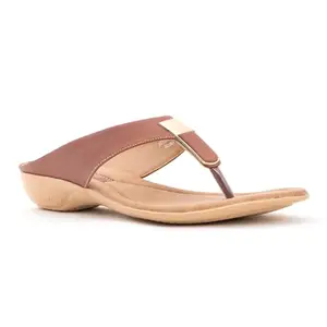 Khadim's Pink Flat Slip On Sandal for Women (6510595)