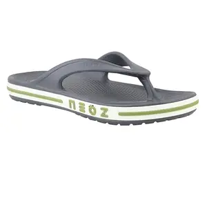 Neoz COOLZ BAYBAND Men's Slippers/FlipFlops Arch Support Orthopaedic Cushion Footbed Made with Levirex for Extra Comfort and 40% Less Pressure Anti Skid & Stylish Dailywear Slippers/FlipFlops for Men M-COOLZ-BAYBAND-CARBON_7