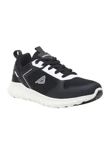 Impakto Elite Traction Men Running,Walking, Lace-Up Wide Toe Box Shoes for Sports wear AS3233 Black